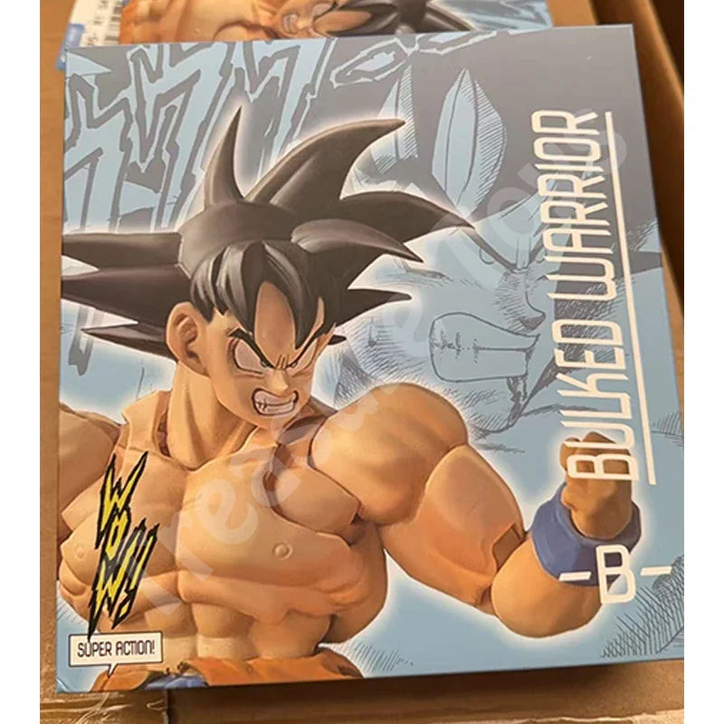 Wow Super Action Studio Son Goku Figure Dragon Ball Z SHF Super Saiyan Son Goku Kaiouken Anime Action Figure Model Toys Gifts
