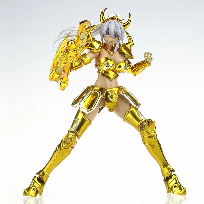 Great Toys/GT Saint Seiya Myth Cloth EX Taurus Erica Holy Contract Female Zodiac Knights of Action Figure Model In Stock