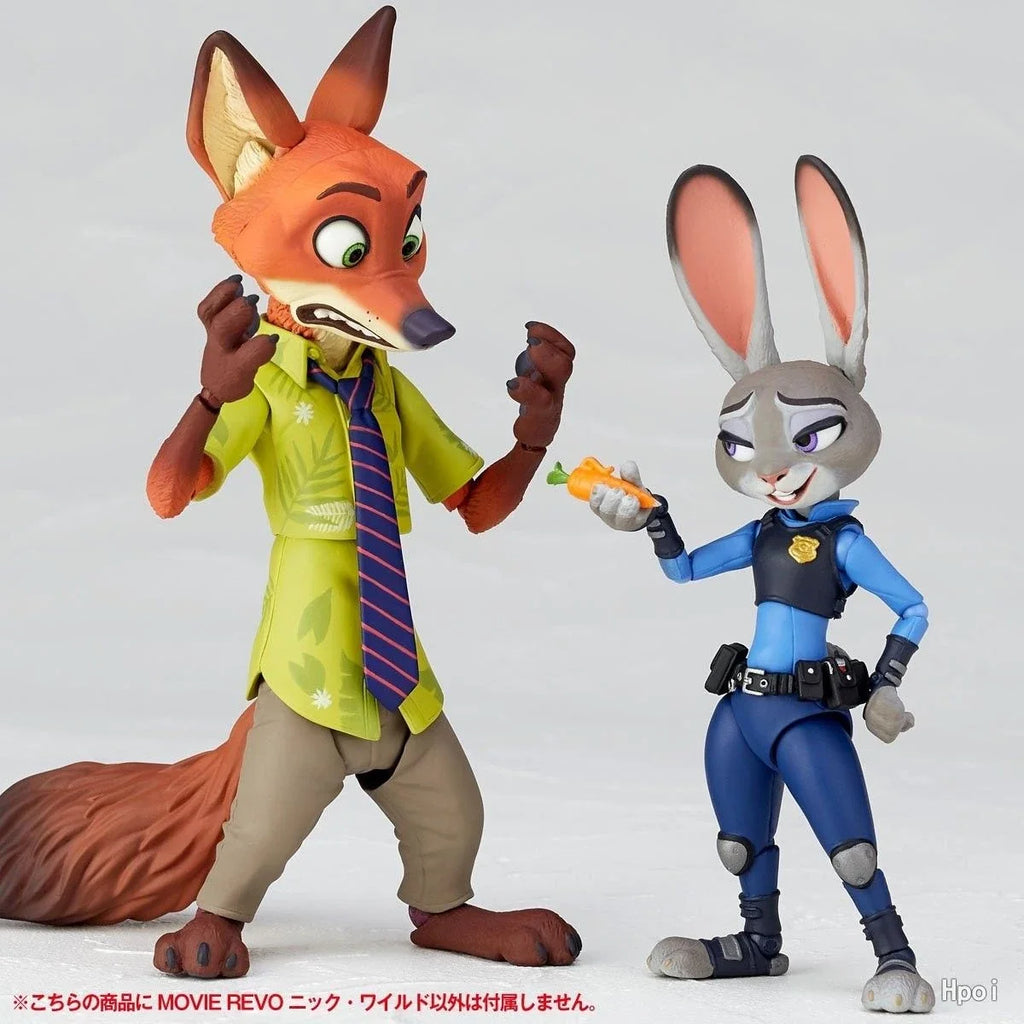 KAIYODO GENUINE ORIGINAL   THE MOVIE REVO SERIES ZOOTOPIA BY JUDY HOPPS   Action Figure Toys For Boys Girls Kids  Gift