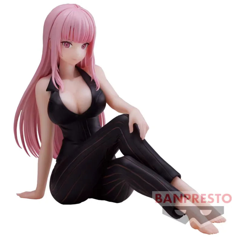 Bandai Original Banpresto Relax Time Hololive Mori Calliope Channel Office Style Anime Figur Modell Sammlerstücke Spielzeug