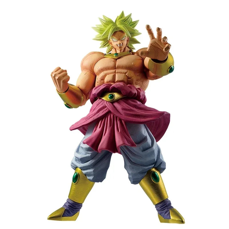 Bandai Action Figures Ichibansho Kuji Super Saiyan Broly Dragon Ball Z Anime Figure PVC Gifts Collectible Model Toys