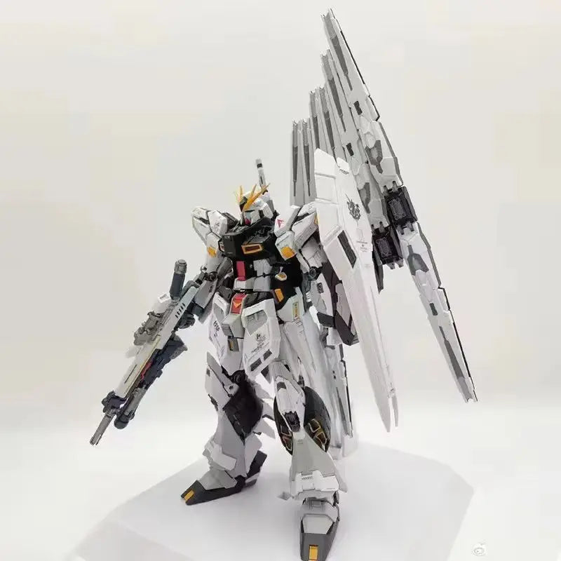 V-TIGER 1/100 VT02 NU Soldier RX-93-v2 Mecha GK Pre-coating Alloy Skeleton Model Toy Collectible for Action Figure Enthusiasts