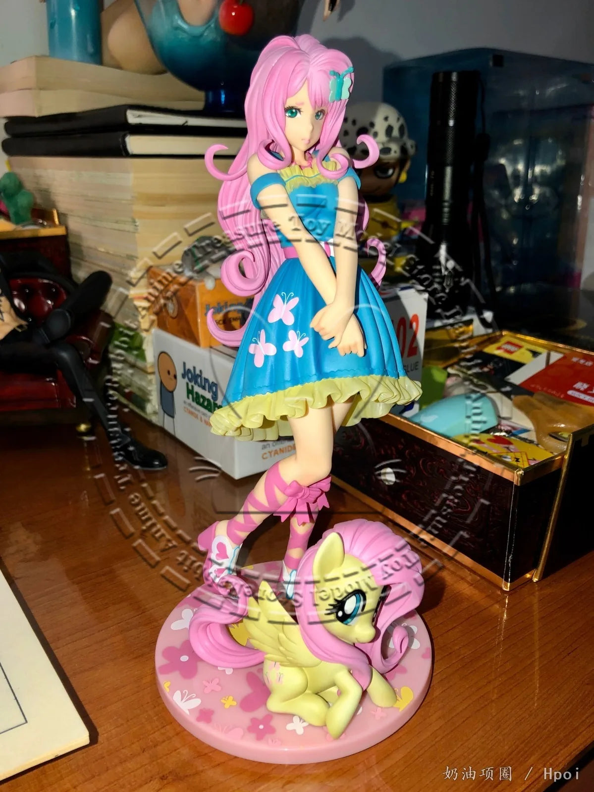 In Stock Original Genuine Kotobukiya Bishoujo Series MY LITTLE PONY Fluttershy Scale Figure Collectible Anime Statue