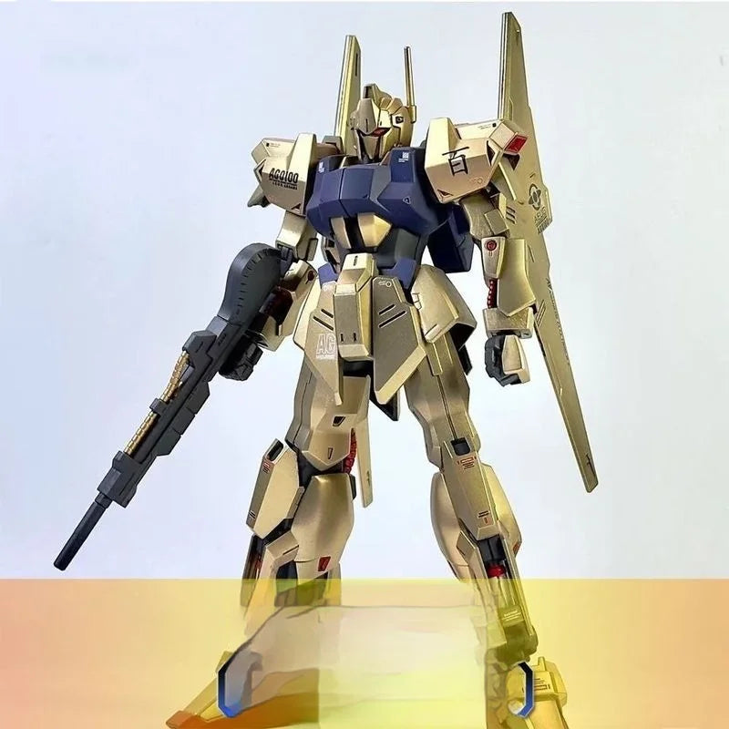 Wmh Wanmohui Jimo Club Hg Nu Baishi Pre-Sprayed Champagne Gold Model Kit -  Action Figures Children'S Puzzle Assembly Toys Gift