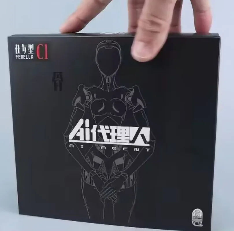 2025 New In Stock Guke Studio AI Agent Femmella C1 Punk Style Transparent Movable Female 1/12 Action Figure Toy Gift