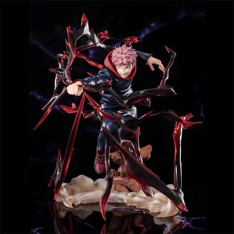 Jujutsu Kaisen Figure Yuji Itadori Black Flash Ver Figuarts Zero Fz Model Anime Surrounding Statues Ornaments Decorations Gift
