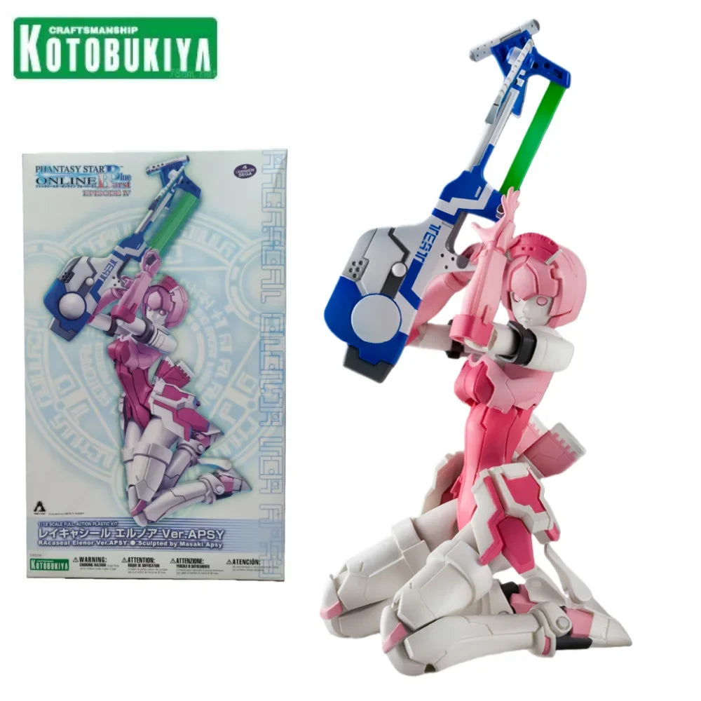 Kotobukiya Phantasy Star Online 2 RAcaseal Elenor APSY Ver. 1/12 Scale Full Action Model Kit - Assembled Collectible Figure