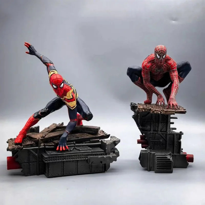 New 17cm Spider-Man：No Way Home Figure Spider Man Classic Poses Collection Of Animation Models Desktop Ornaments Toys Gift