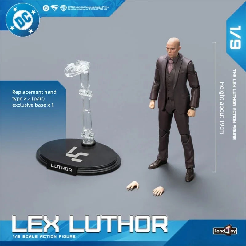 Auf Lager Fondjoy New Superman Film Lex Luthor 1/9 Actionfigur DC Superman Film Version Figur Ornamente für Spielzeug und Jungen Geschenk