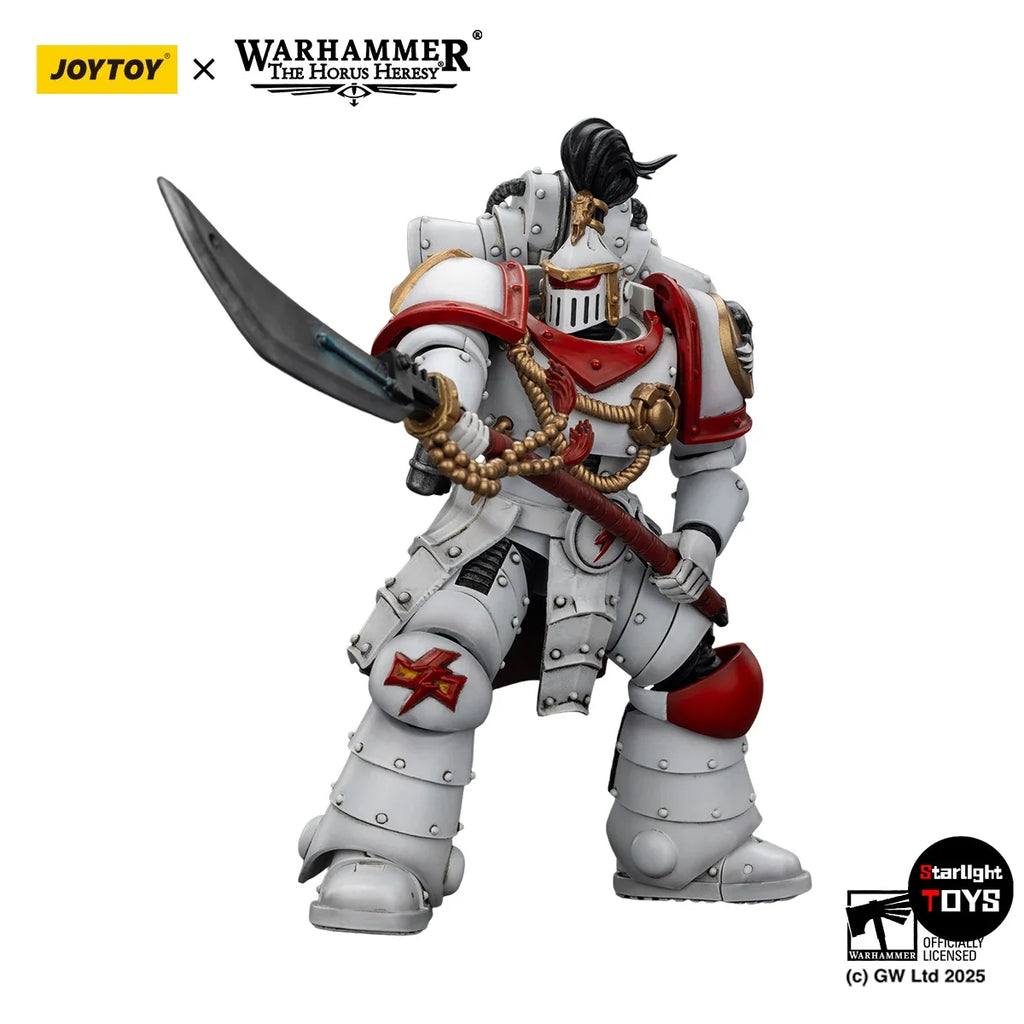 【Pre-sale】JOYTOY Warhammer 40K White Scars Legion Praetor Ebon Keshig Terminator 1 and 2 1/18 Action Figure Model Toy