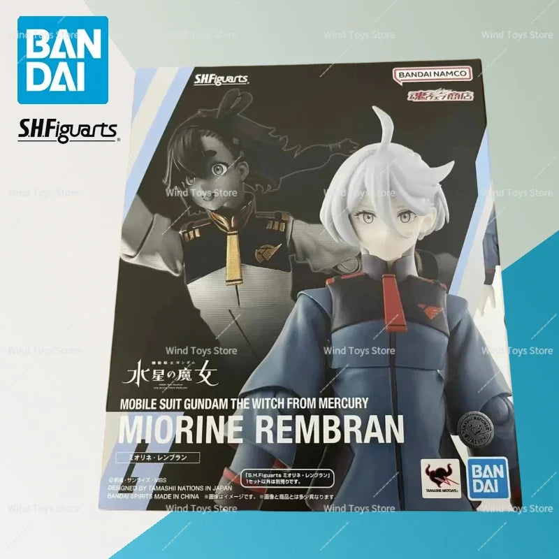 100% Original Bandai Sh Figuarts Shf Miorine Rembran Action Figures Anime Model Toys Figura Collection in Stock