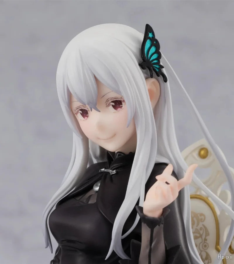Kadokawa Original:Re:Zero Echidna Tea party style 19.5cm PVC Action Figure Anime Figure Model Toys Figure Collection Doll Gift