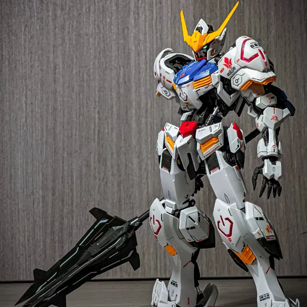 MG 1/100 ASW-G-08 Barbatos 4. Form Mecha-Modellbausatz, Bausatz Actionfiguren mit Wasserschiebebildern, Mobile Suit Überraschungsgeschenkspielzeug