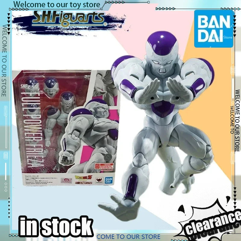 Auf Lager Bandai Original S.H.Figuarts SHF Dragon Ball Frieza Volle Kraft Anime Actionfigur Sammlerstück Modell Spielzeug Geschenk für Kinder