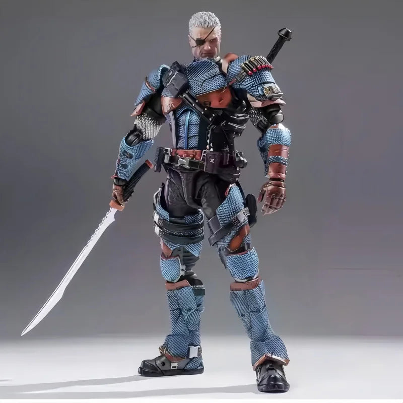Lpzz Toys Arkham Knight 1/12 Figure Series V8 Suit Batman Action Figure Deathstroke Super Man Statue Colletion Desk Decor Gift