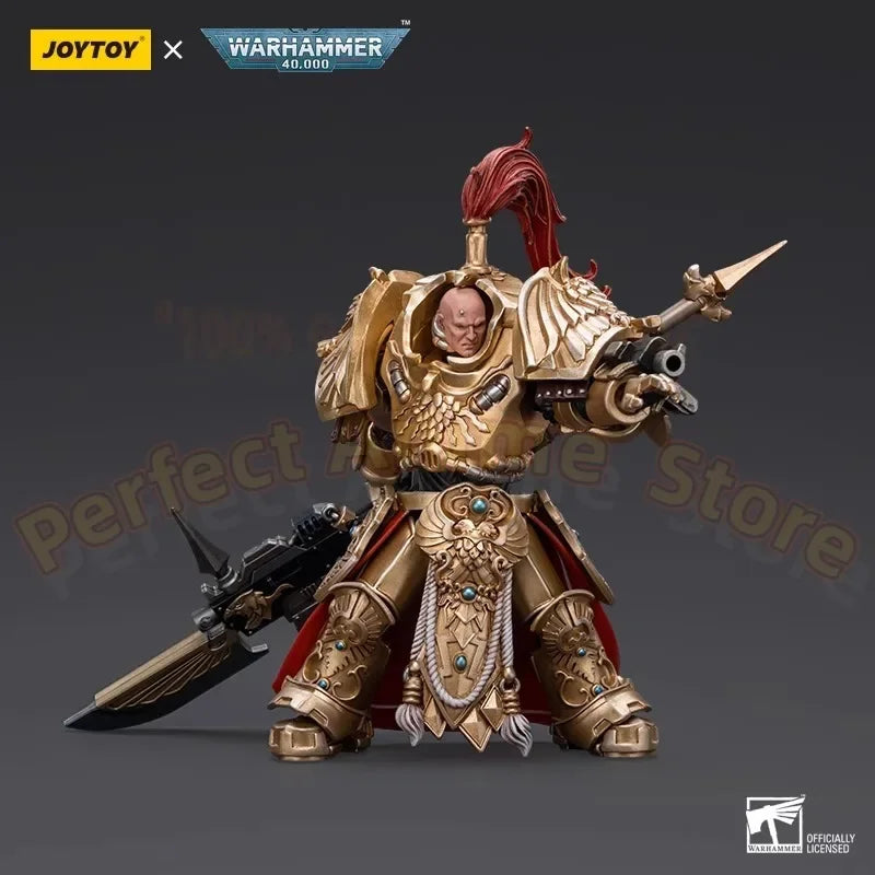 JOYTOY Warhammer 40K Emperor Imperial Guard Armor Shield Company Commander Hayden Sanonnis Action Doll Gift Collection