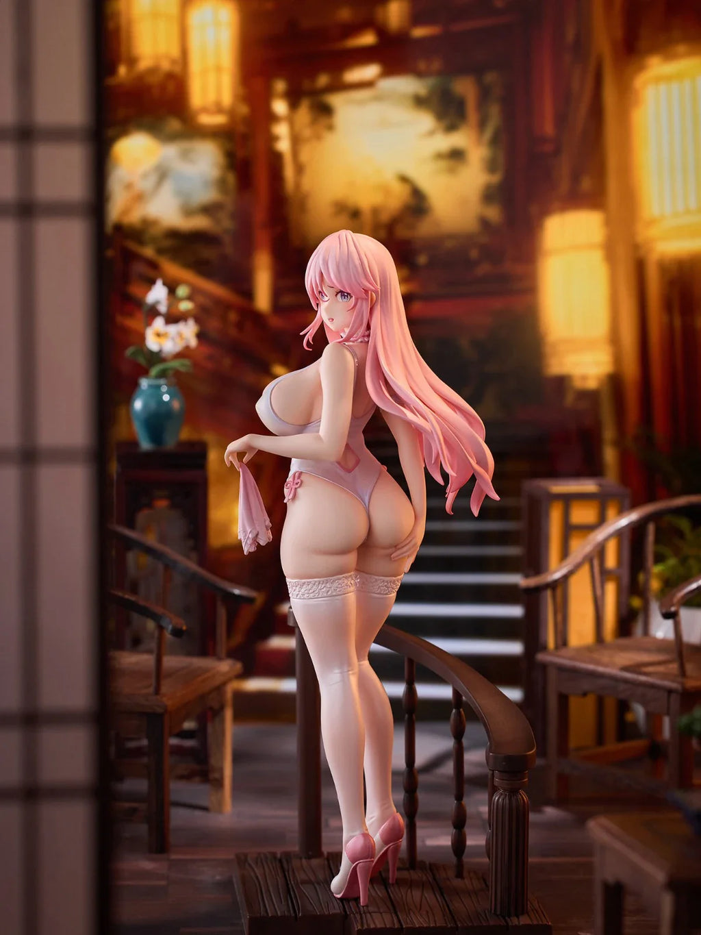 Original Genuine AniMester KADOKAWA Prepainted Kaifuku Jutsushi No Yarinaoshi Flare 1/7 H=250mm Anime Girl Model Figure Gift