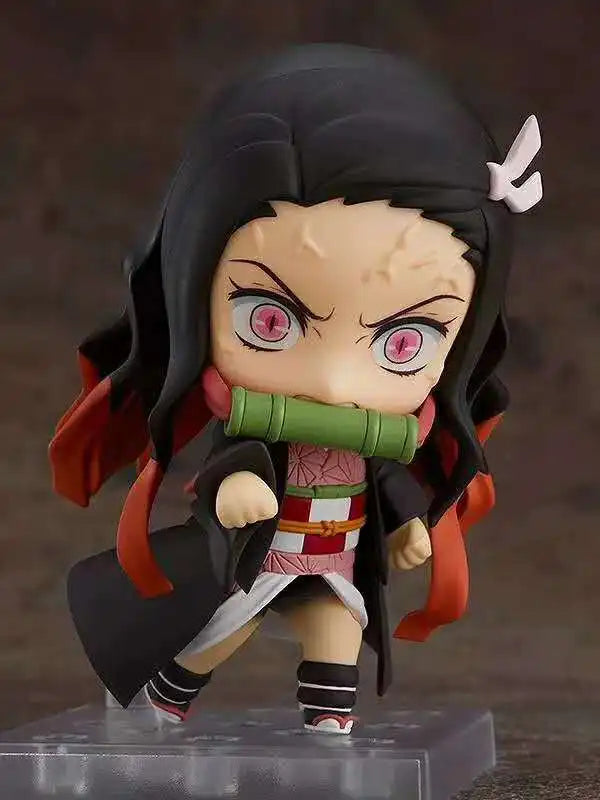 10cm Kamado Tanjirou Demon Slayer Kimetsu no Yaiba Kamado Nezuko 1194 1194# Action figure toys doll Christmas gift with box