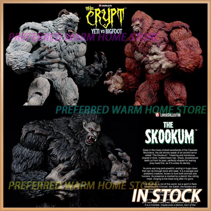 In Stock Loosecollector THE CRYPT THE YETI THE SKOOKUM Model Toys Wild Man 1/12 SCALE DELUXE FIGURE