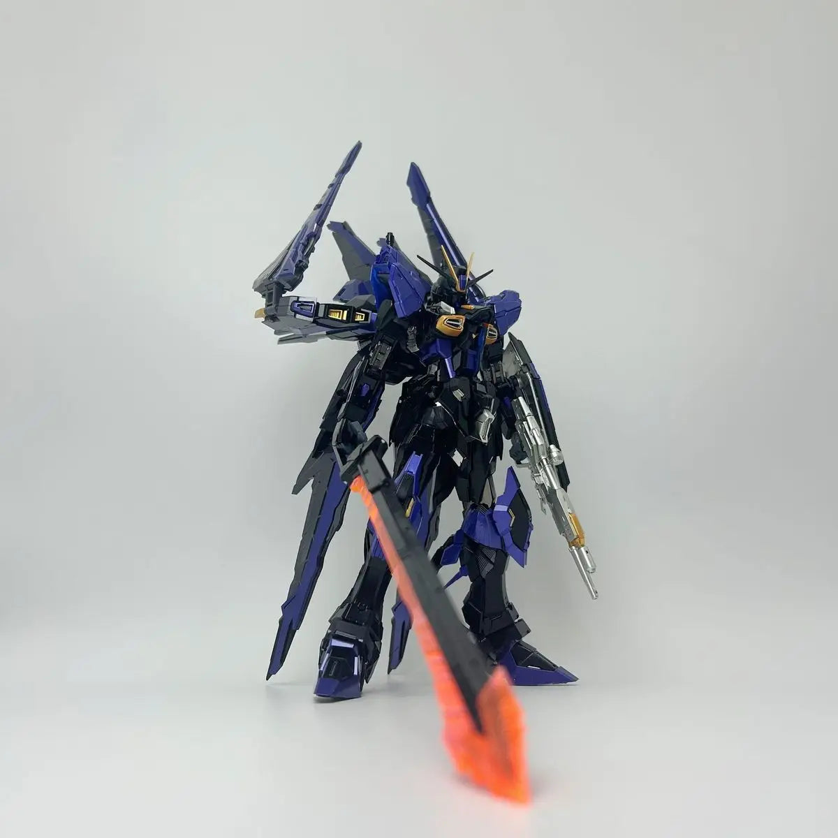 1/100 MG Force Impulse Eagle EG-01A ZGMF-X56S/α Action Figure Assembly Model Kits Alloy Skeleton Plastic Robot Collection Toys