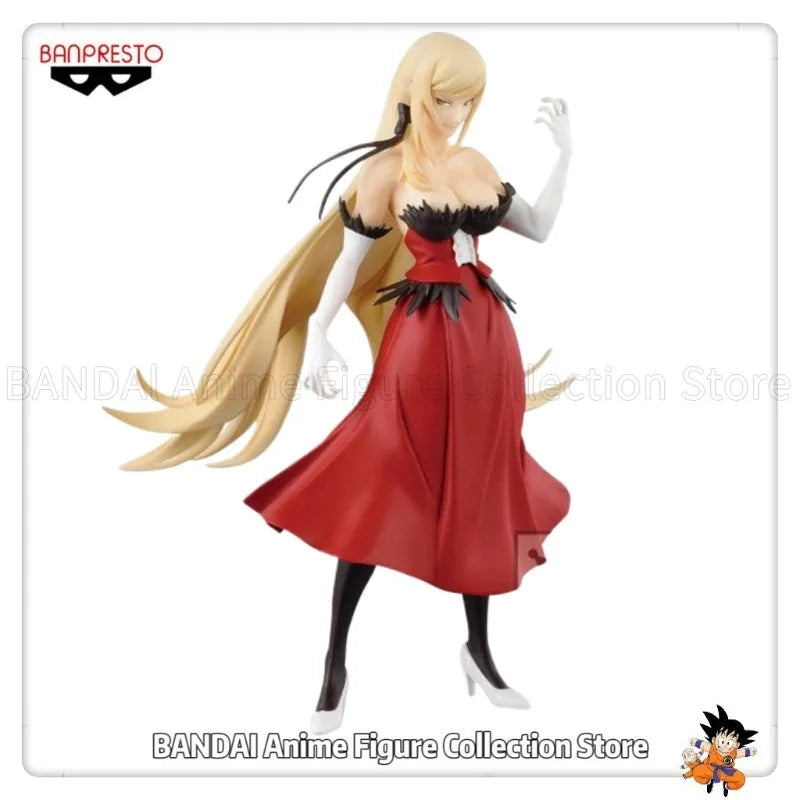 In Stock Original BANPRESTO SQ Monogatari Series Oshino Shinobu Anime Humanoid Toys Gifts Decoration Collection
