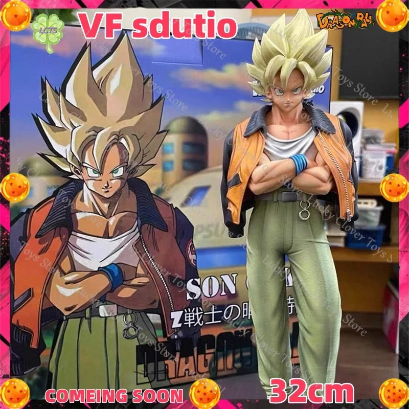 IN STOCK 32cm VF studio Dragon Ball Anime Figures SON GOKU Figures PVC Statue Collection Model Toys Christmas Gifts