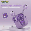 Genuine Pkm Gengar Anime Bluetooth Wireless Headset Ear clip type Gaming stereo sports headphones High Endurance Trendy Gifts