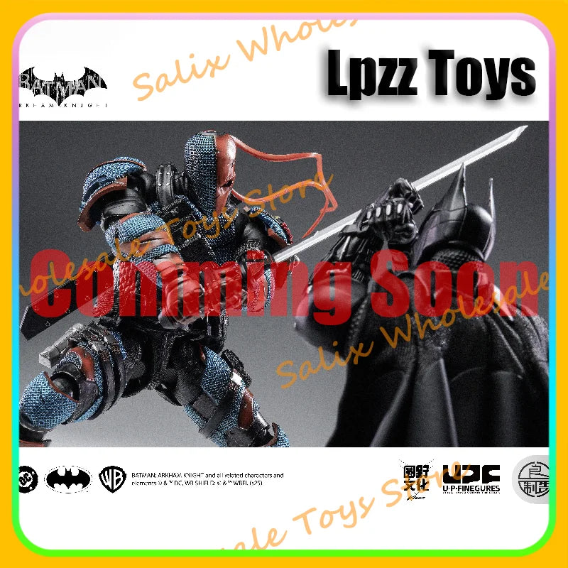 Original Lpzz Toys U-P-Finegures 1/12 Dc002 Deathstroke Arkham Knight Finished Modle Deathstroke Action Anime Figure Gifts Toys