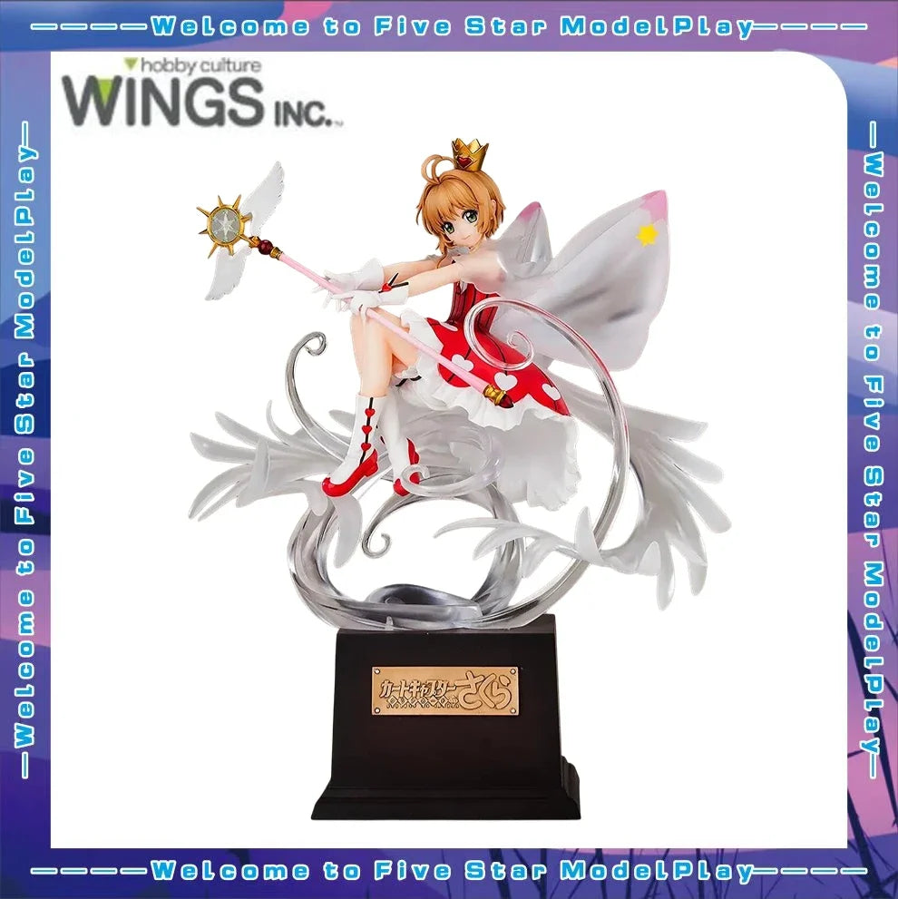 【FS】 In stock WINGS INC. Cardcaptor Sakura Transparent Card Chapter Sakura Kinomoto Scale 1/7 Figure Toy Model Gift