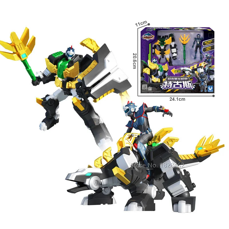 Mini Force 2 Super Dino Power Transformation Robot Toys Action Figures MiniForce X Simulation Animal Deformation Dinosaur Toy