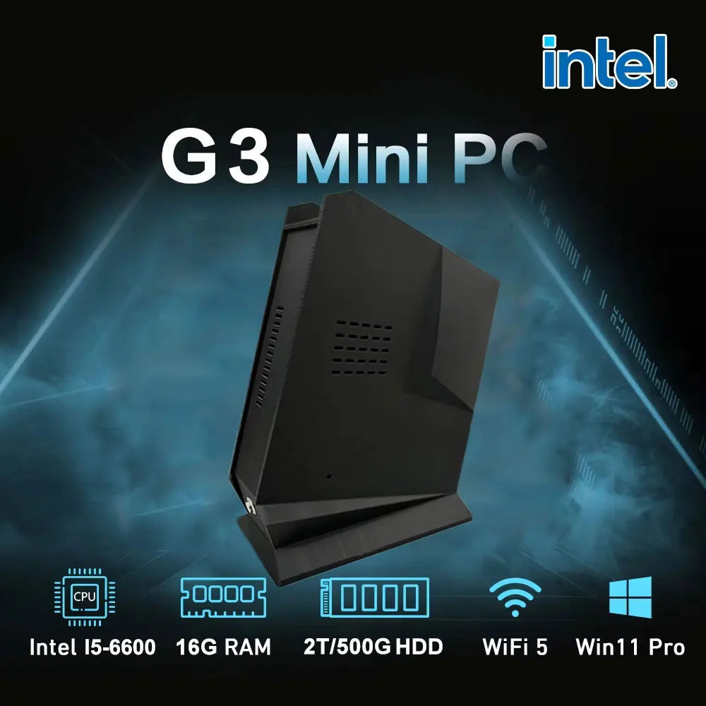 Mini PC Retro Game Box G3 Pro Dual System 99999+ Games 16GB RAM 2TB HDD Intel Game Console for PS2 PS3 WiiU Wii GameCube Saturn