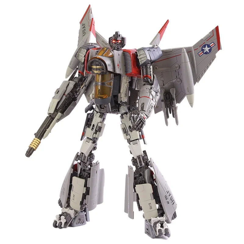 Thunder Warrior SX01 SX-01 Blitzwing Masterpiece Transformation Action Figure Toy Movie Model KO SS65 28cm Deformation Car Robot