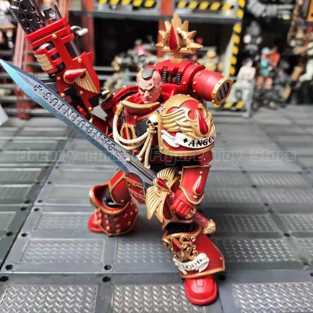 【In Stock】JOYTOY Warhammer 40K 1/18 Action Figure Blood Angels Raldoron First Captain of The Blood Angels Toys