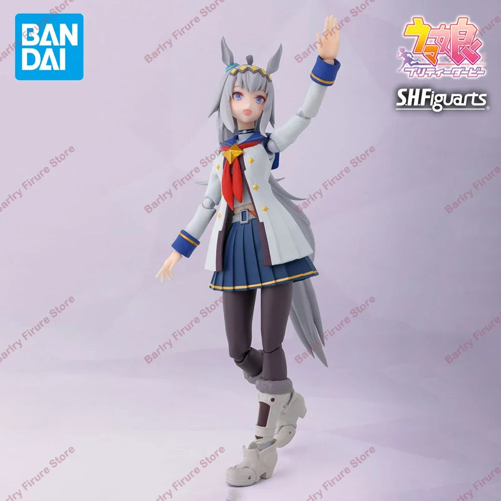 Original Genuine BANDAI S.H.Figuarts SHF Horse Racing Lady Tamamo Oguri Cap Figure Anime Figure Premium Boxed Model Kit Toys