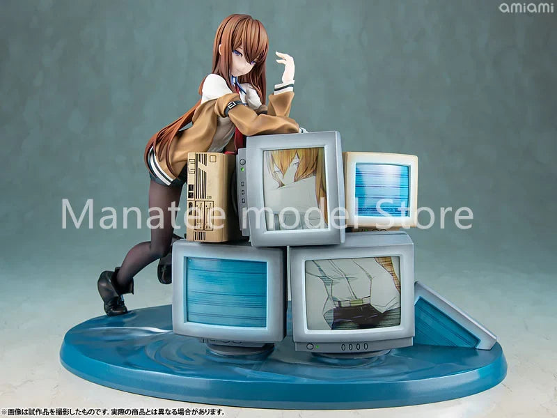 KADOKAWA Original Kurisu Makise With LED Light-Up Feature 1/7 PVC Action Figure Anime Model Toys Collection Doll Gift