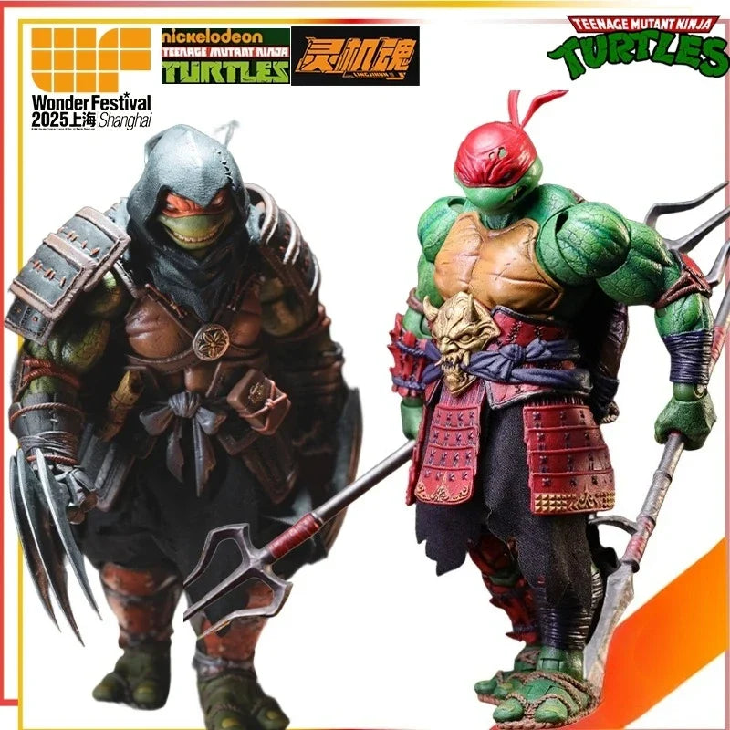 Spot SaleLINGJISou Original2025  Teenage Mutant Ninja Turtles Series Character Model Toy Gift Collectionin Stock