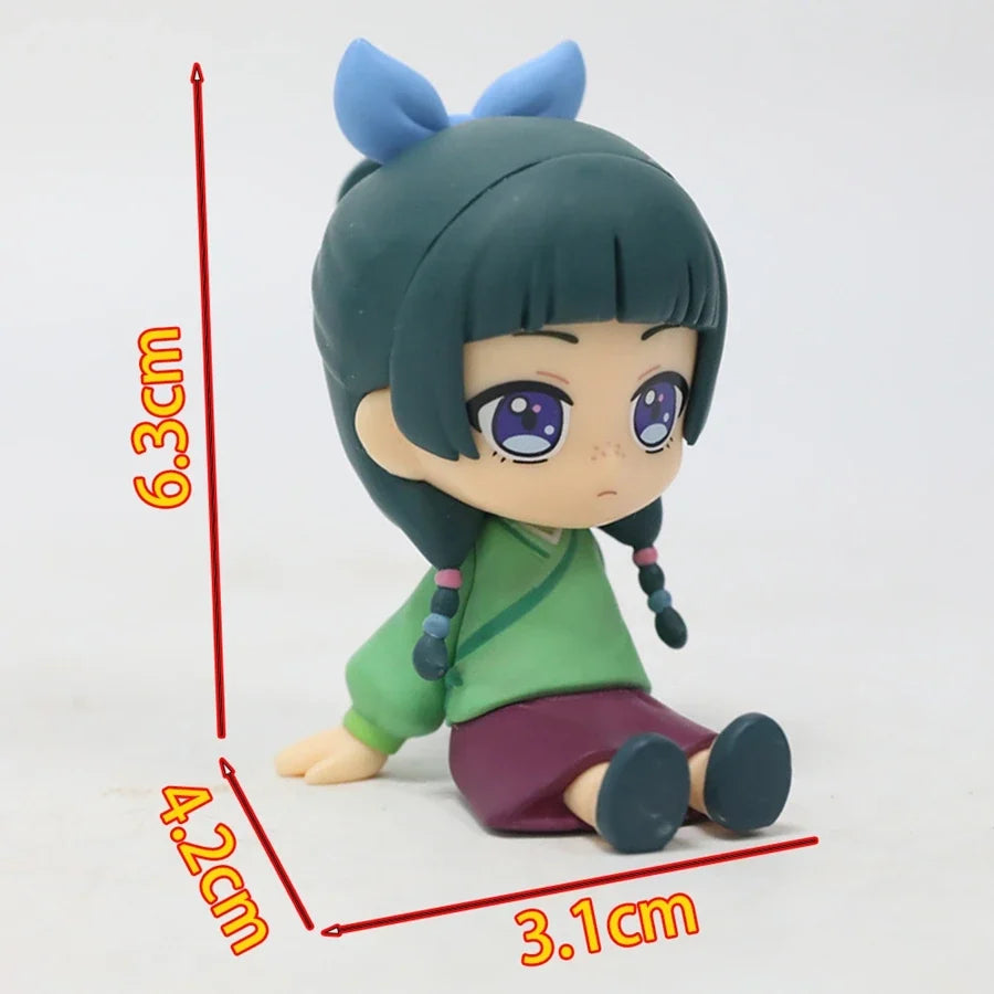 21cm Kusuriya no Hitorigoto Anime Figure Cloak Maomao Action Figure Cute Jinshi Figurine Room Decoration PVC Collection Toys