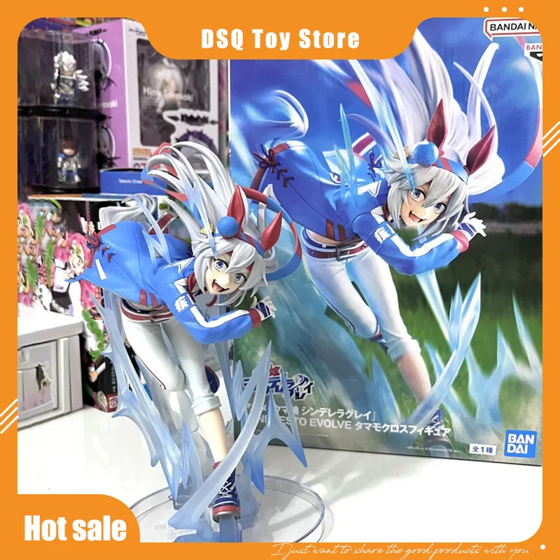 Japanese Version Of Authentic Glasses Factory Evolve Horse Racing Girl Oguri Hat Tamamo Cross Scenery Figure Toy Gift