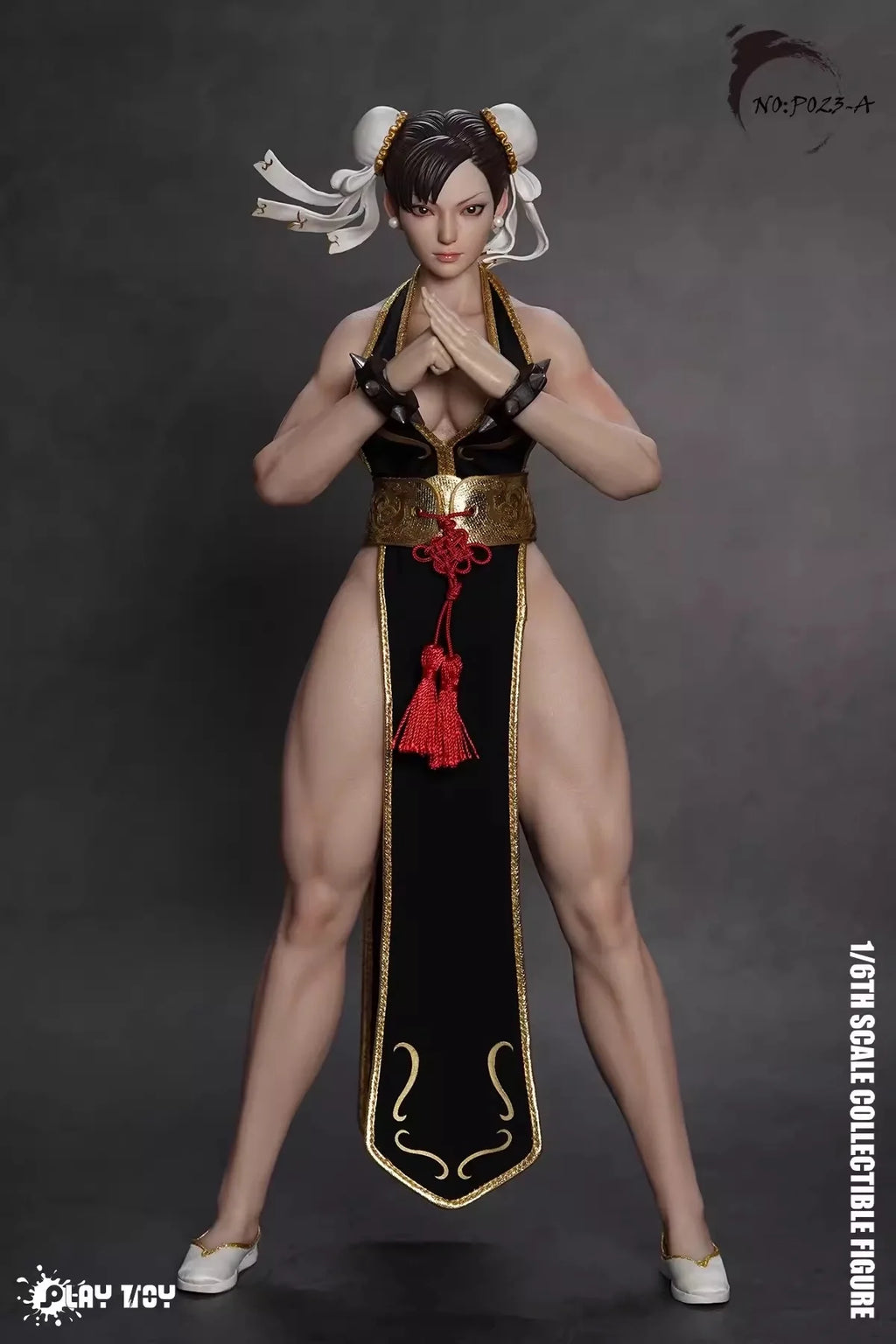 【In Stock】Original PLAY TOY P023 Street Fighter Chun Li Animation 1/6 Action Figure Model Toys Ornaments