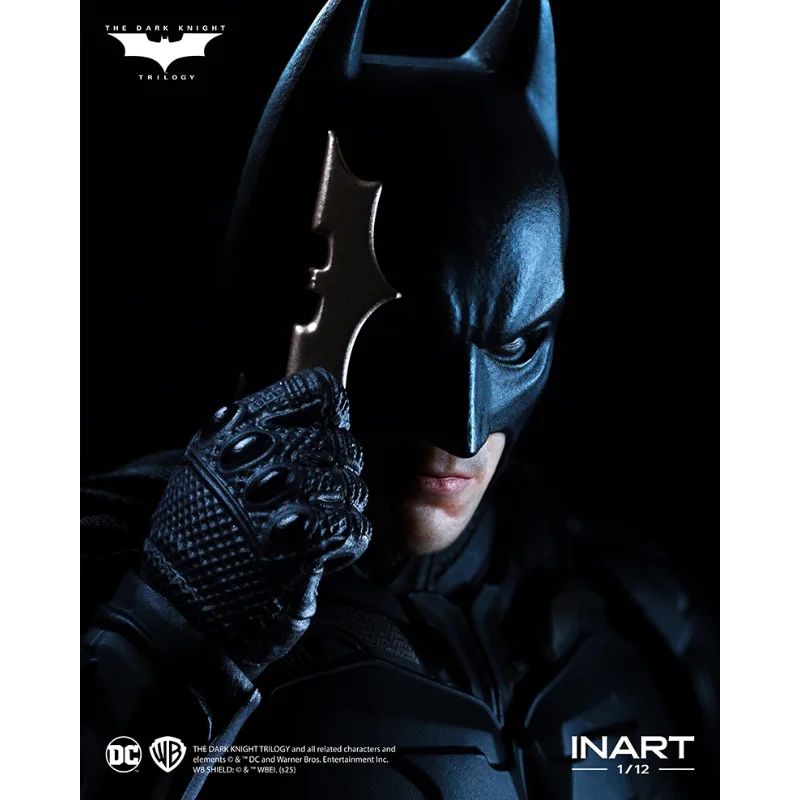 【In Stock】 Batman The Dark Knight Trilogy 1/12 Bat Man Anime Model Toys for Boys Gifts Original Box Anime Figure Model Toy