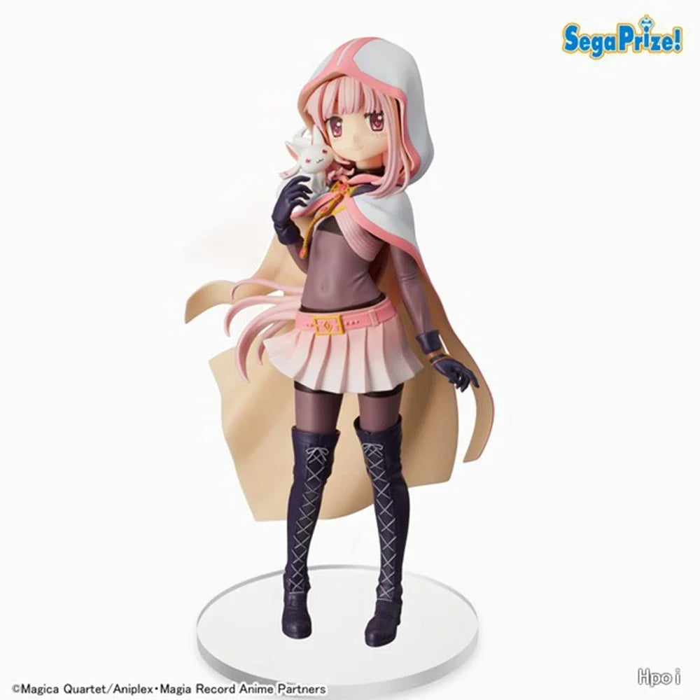22cm Anime Puella Magi Madoka Magica Tamaki Lroha Figure ActionFace Changeable  Desktop×Decorate Collections Model Doll Toy