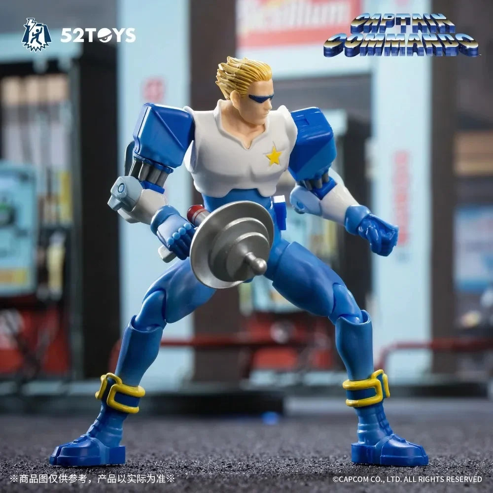 In Stock 52TOYS CAPCOM Captain Commando Figure Mack The Knife Ginzu The Ninja Baby Head Action Figure Collectible Statue Model