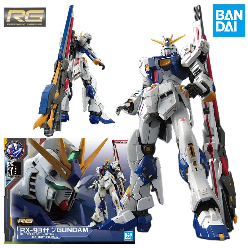 Bandai Original Model Assembly Kit 1/144 RG-93FF Original MODEL KIT Assemble Model Anime Action Figure Knights of The RoundTable