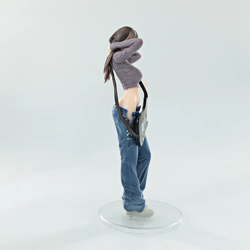 23cm Lovely Hitomio Figure Hitomio Guitar Younger Sister Sexy Girl PVC Action Figure Collectible Model Toys Kid Gift