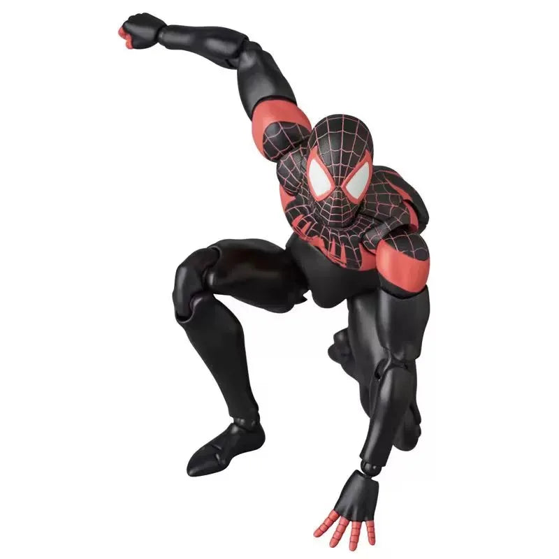 CT MAFEX No.092 Spider-Man Miles Morales Action Figure Ultimate Spiderman Figurine PVC Collection Comics Maf Miles Model Toys