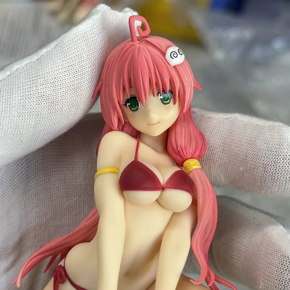 16cm Tolove Lala Satalin Deviluke In Swimsuit Anime Girl Figure Model Statue Collection Desktop Decoration Ornament Toys Gifts