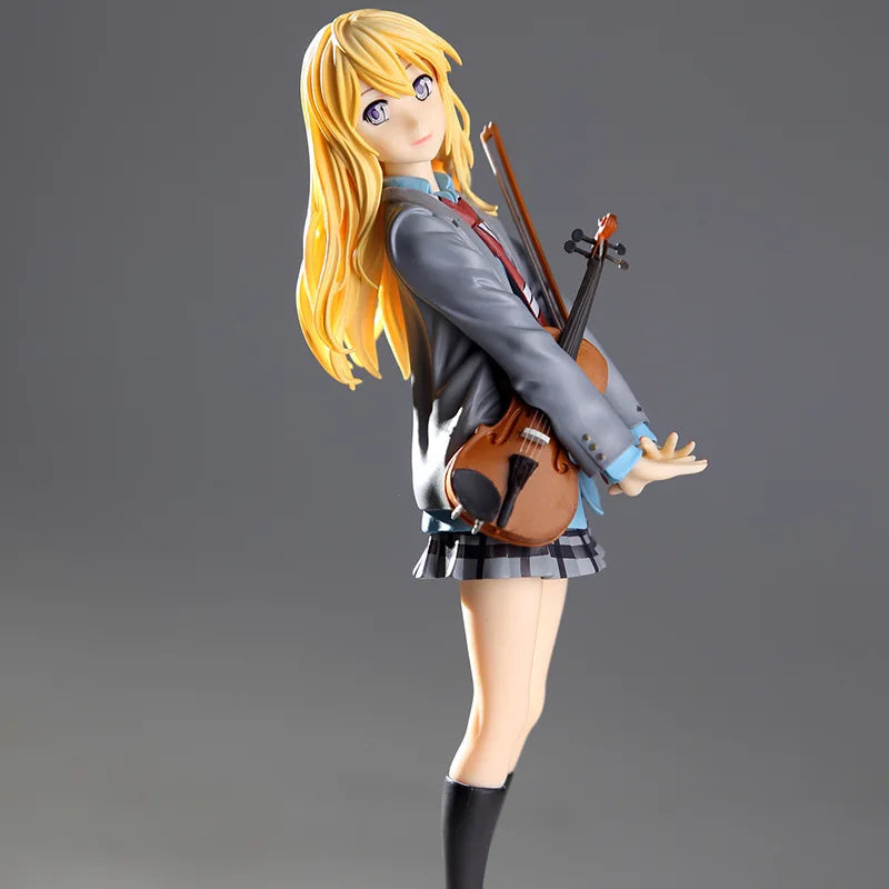 Anime Shigatsu Wa Kimi N Uso Miyazono Kaori Figure Your Lie In April School Uniform Jk Dress Up Model Toy Gift Action Figure