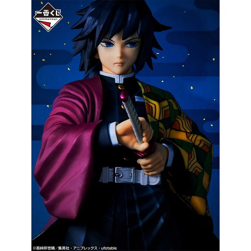 In Stock Original BANDAI Ichiban Kuji Demon Slayer Rengoku Kyoujurou Tomioka Giyuu Kochou Shinobu Anime Figures Toy Gifts