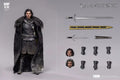 Yuanye Culture Game of Thrones Jon Snow 1/12 Stoffbewegliche Puppe Handgemachte Ornamente Geschenk-Sammlung