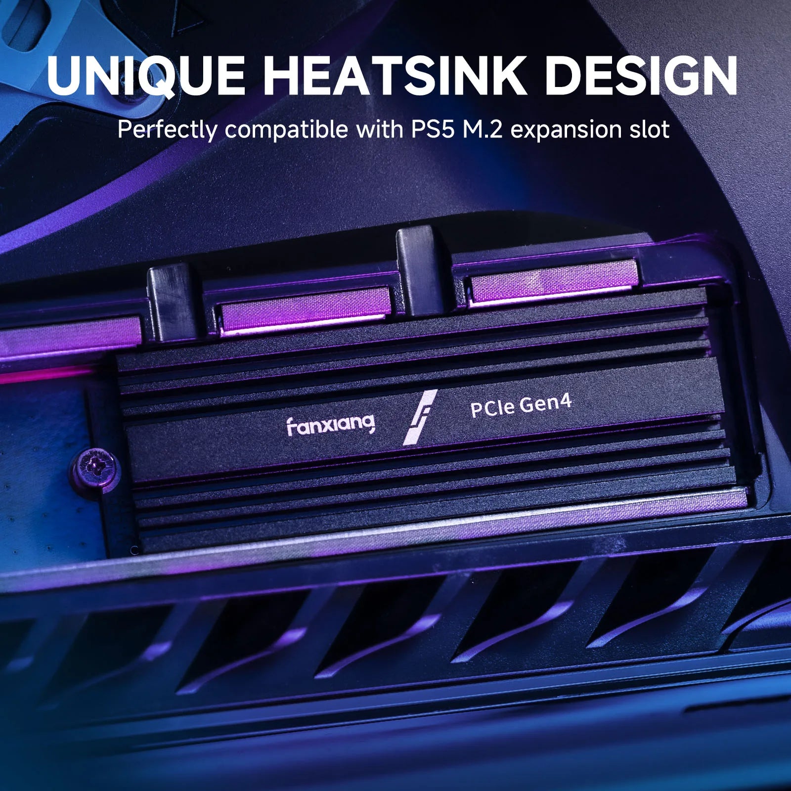 Fanxiang S880R 7450MB/s SSD NVMe M.2 2280 PCIe Gen 4 Gaming SSD 4TB 2TB 1TB Internal Solid State Hard Disk With Heatsink for PS5